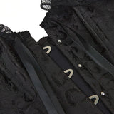 Corset Gothique Bustier Jacquard