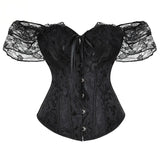 Corset Bustier Jacquard - L'Antre Gothique