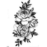Tatouage Gothique Fleur de Rose