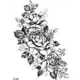 Tatouage Gothique Fleur de Rose