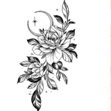 Tatouage Gothique Fleur de Rose