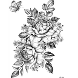 Tatouage Gothique Fleur de Rose