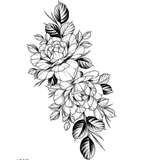 Tatouage Gothique Fleur de Rose