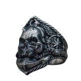 Bague Gothique Ancre de Pirate