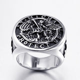 Bague Gothique <br /> Ange Gardien