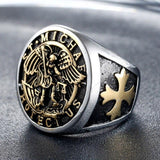 Bague Gothique <br /> Ange Gardien