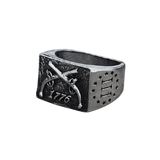 Bague Gothique Canons Croisés