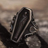 Gothic Ring<br> Vampire Coffin