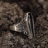 Gothic Ring<br> Vampire Coffin