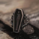 Gothic Ring<br> Vampire Coffin