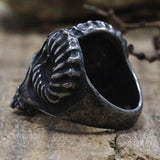 Gotischer Ring<br> Gehörnter Teufel