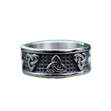 Bague Gothique Guerrier Triquetra