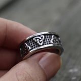 Bague Gothique <br /> Guerrier Triquetra