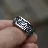 Bague Gothique <br /> Guerrier Triquetra