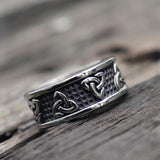 Bague Gothique <br /> Guerrier Triquetra