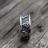 Bague Gothique <br /> Guerrier Triquetra