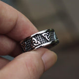 Bague Gothique <br /> Guerrier Triquetra