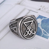Bague Gothique <br /> Sigil de Lucifer