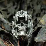 Bague Gothique <br /> Crâne de Balan