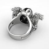 Gotischer Ring<br> Bärtiger Biker