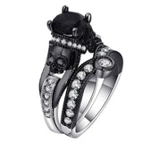 Bague Gothique <br /> Skull et Diamant