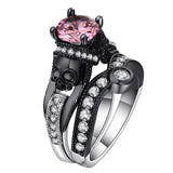 Bague Gothique <br /> Skull et Diamant