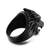 Bague Gothique <br /> Tête de Loup - L'Antre Gothique