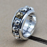 Bague Gothique <br /> Tête de Mort - L'Antre Gothique