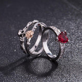 Gotischer Ring<br> bei Rosenblume
