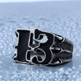 Bague Gothique <br /> en Acier - L'Antre Gothique