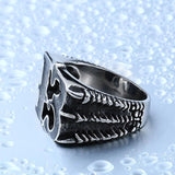 Bague Gothique <br /> en Acier - L'Antre Gothique