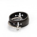 Bague Gothique <br /> en Titane Sainte-Croix - L'Antre Gothique