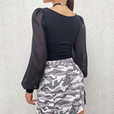 Body Gothique <br /> Manche Longue