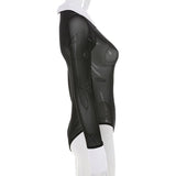 Gothic Bodysuit<br> Black