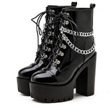 Boots Gothique Chaîne