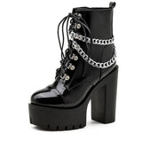 Gothic-Stiefel<br> Kette