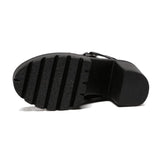 Botte Gothique <br /> Compensée en Cuir - L'Antre Gothique