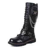 Botte Gothique Crâne Rock