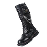 Gothic Boot<br> Skull Rock
