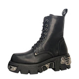 Botte Gothique Talon Épais