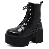 Botte Gothique <br /> Cuir Verni