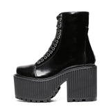 Botte Gothique <br /> en Cuir Brillant - L'Antre Gothique