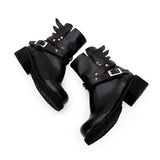 Bottes Gothique <br /> en Sangle Avec Des Ailes - L'Antre Gothique