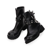 Bottes Gothique <br /> en Sangle Avec Des Ailes - L'Antre Gothique