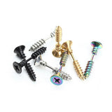 Boucle d'Oreille Gothique <br /> Clou Argent - L'Antre Gothique