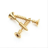 Boucle d'Oreille Gothique <br /> Clou Argent - L'Antre Gothique