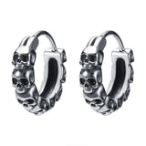 Boucle d'Oreille Gothique <br /> Crâne
