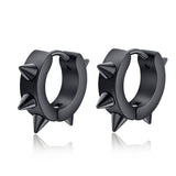 Boucle d'Oreille Gothique <br /> en Acier - L'Antre Gothique