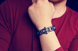 Bracelet Gothique <br /> Croix de Crâne