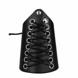Bracelet Gothique <br /> Cuir à Lanière - L'Antre Gothique